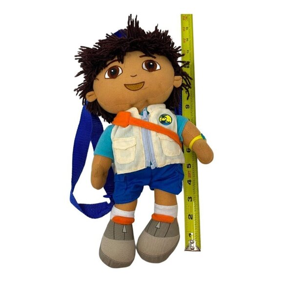 Go Diego Go Plush Backpack 2012 Viacom Nickelodeon Stuffed Animal Boy Spanish - Picture 12 of 12